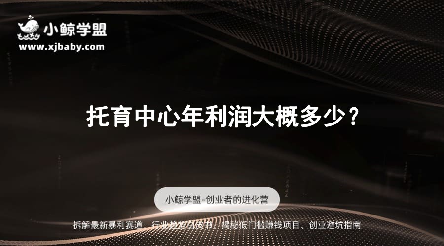 托育中心年利润大概多少？