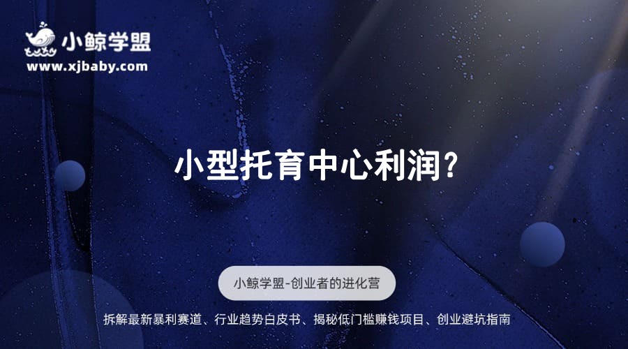 小型托育中心利润？