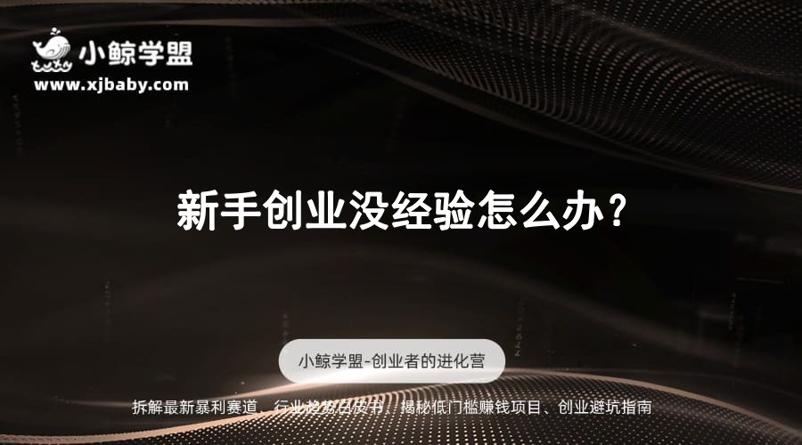 新手创业没经验怎么办？